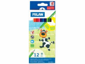 Caja 12 lpices de colores MILN Ref. 80012